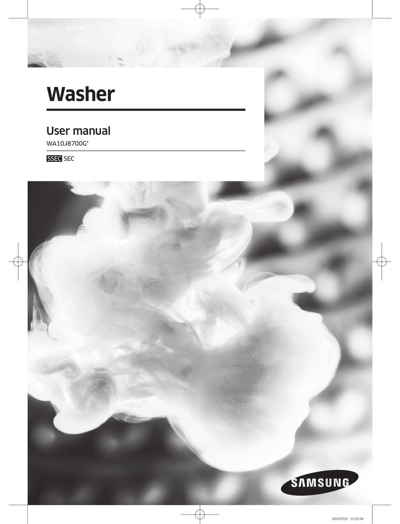 Samsung WA10J8700G Series User manual