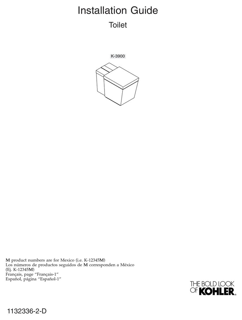 Kohler K-3900 User manual
