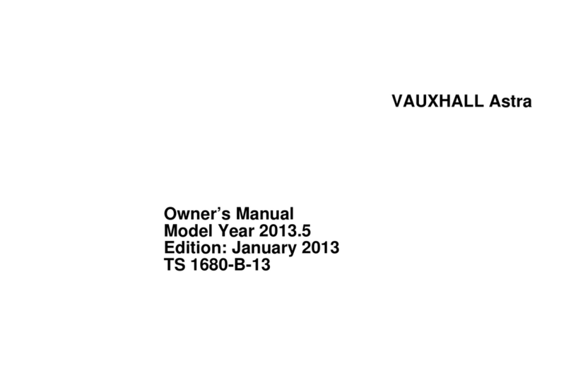 Vauxhall 2010 Astra User manual