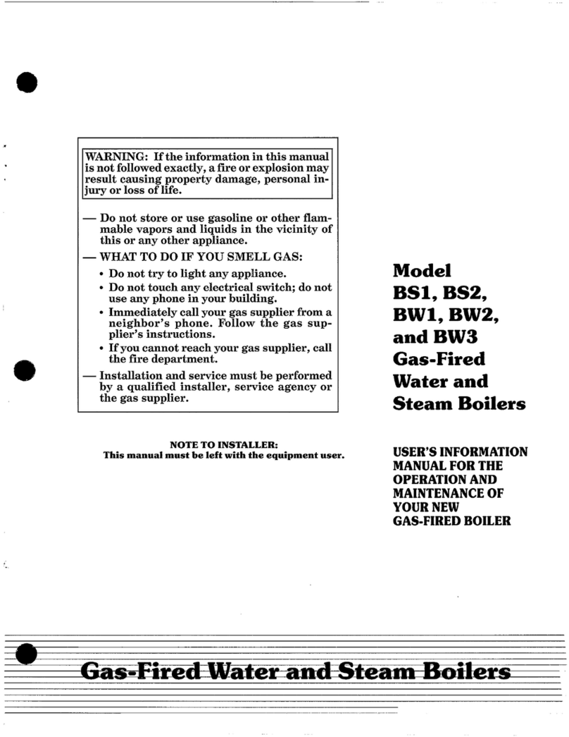 Bryant BS1 User instruction manual Bryant BS1 User instruction manual