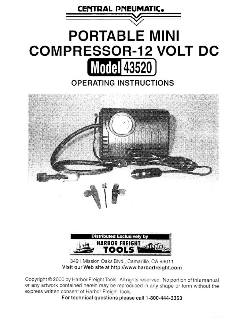 Central Pneumatic 43520 User manual