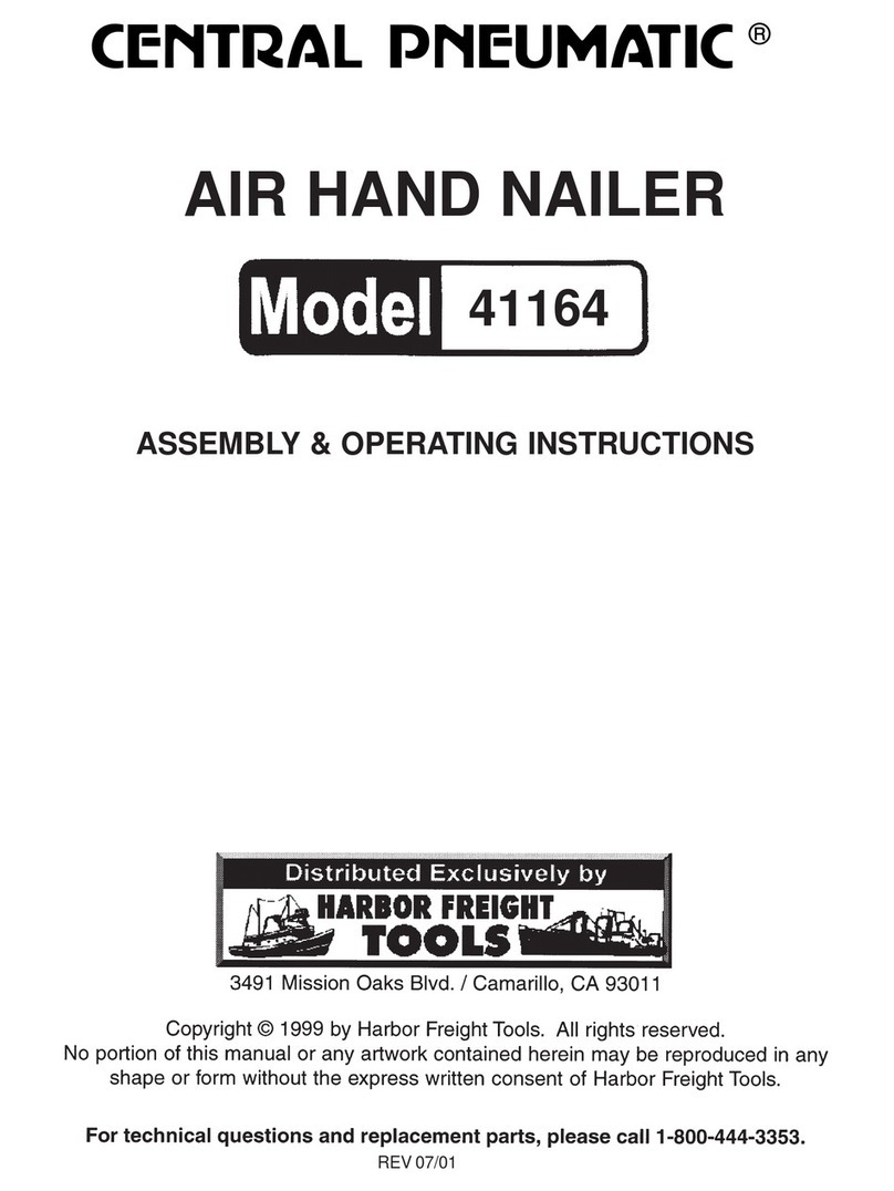 Central Pneumatic 41164 Assembly & operating instructions