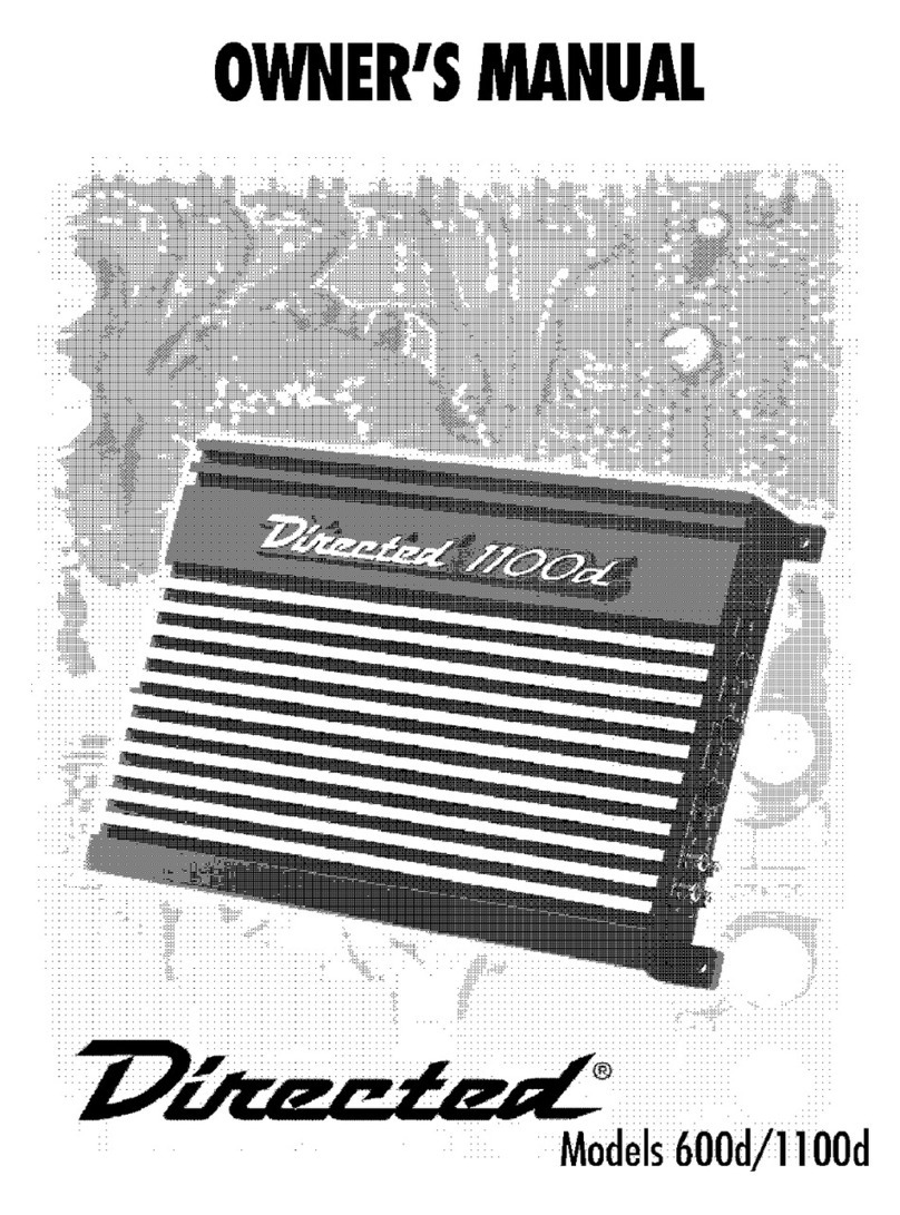 Directed Audio 600d owner's manual