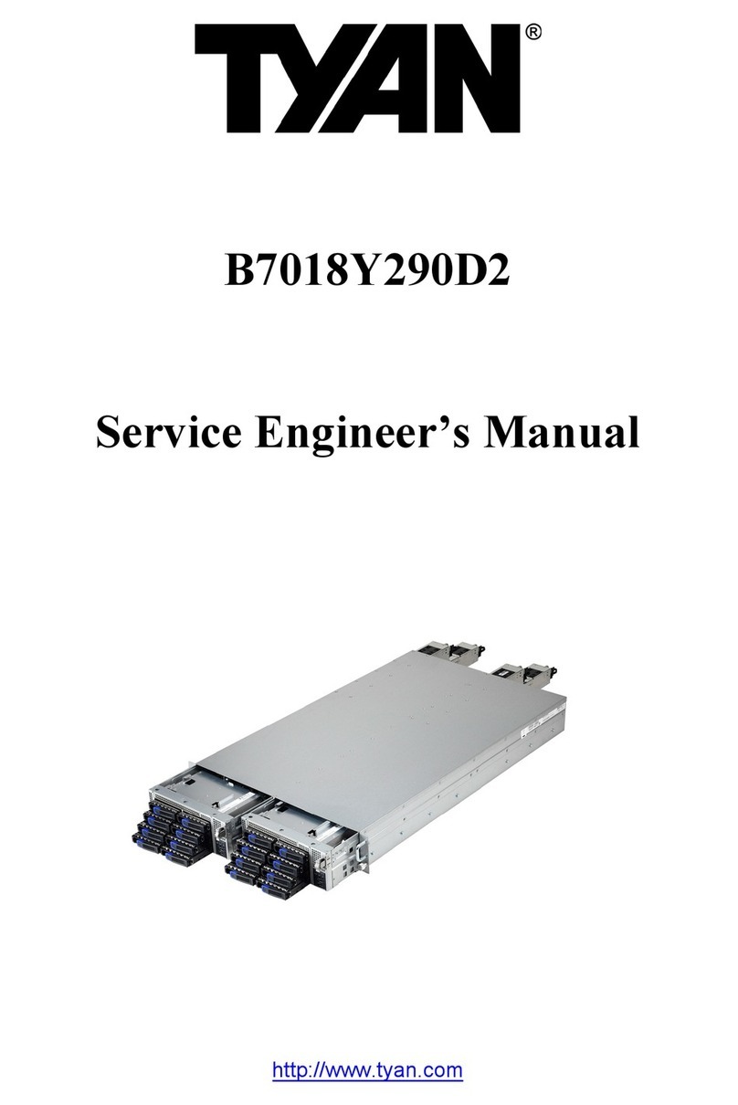 TYAN B7018Y290D2 User manual