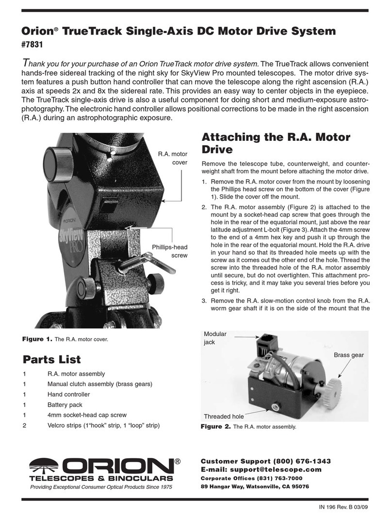 Orion 7831 User manual Orion 7831 User manual
