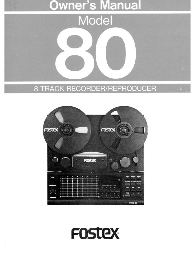 Fostex 80 owner's guide