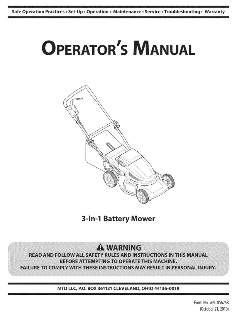 MTD 18A-212B Operator's User manual