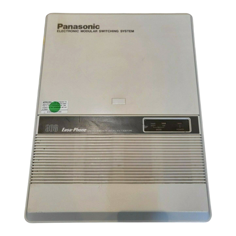 Panasonic KX-T30810BE installation manual Panasonic KX-T30810BE installation manual