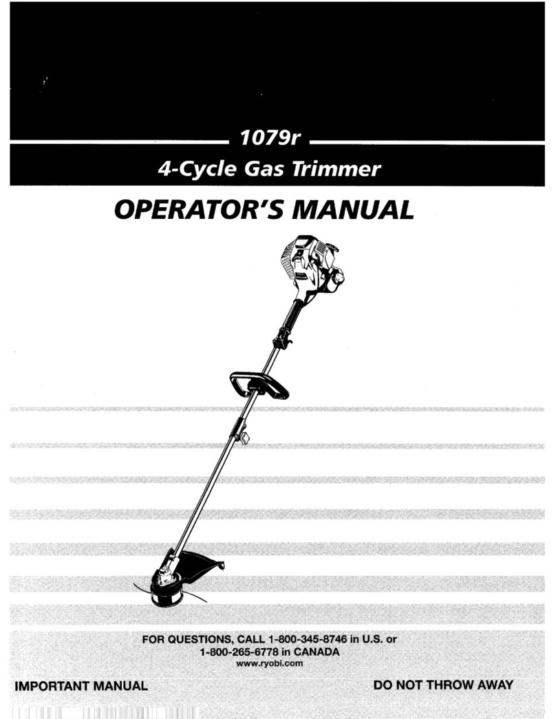 Ryobi 1079R User manual Ryobi 1079R User manual