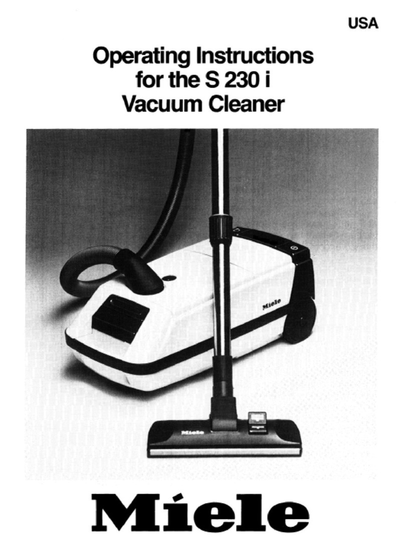 Miele S 230 I User manual