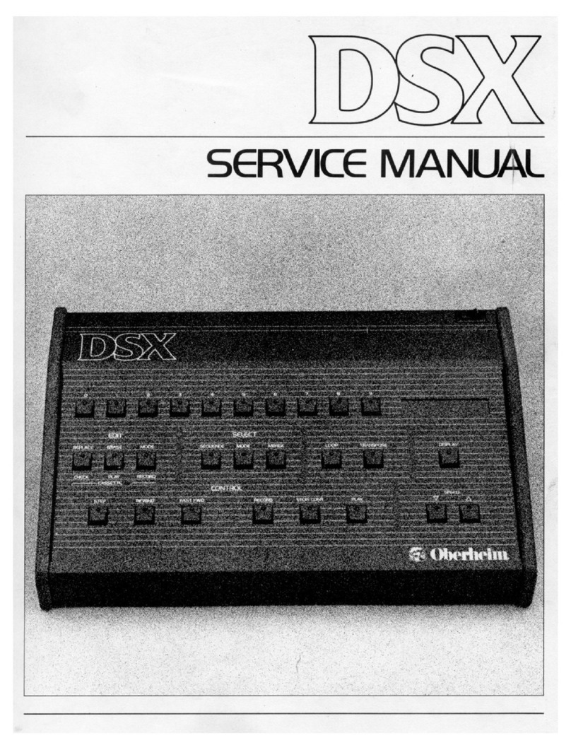 Oberheim DSX Service manual
