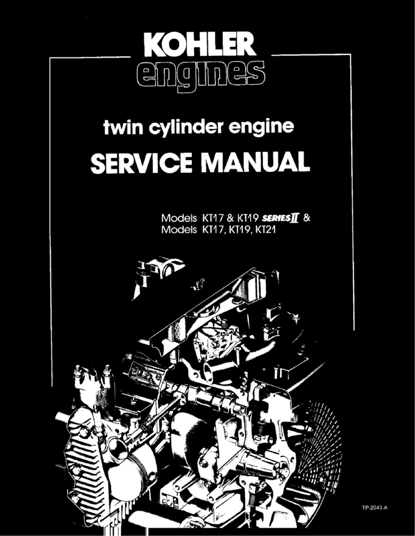 Kohler KT19 series II User manual Kohler KT19 series II User manual