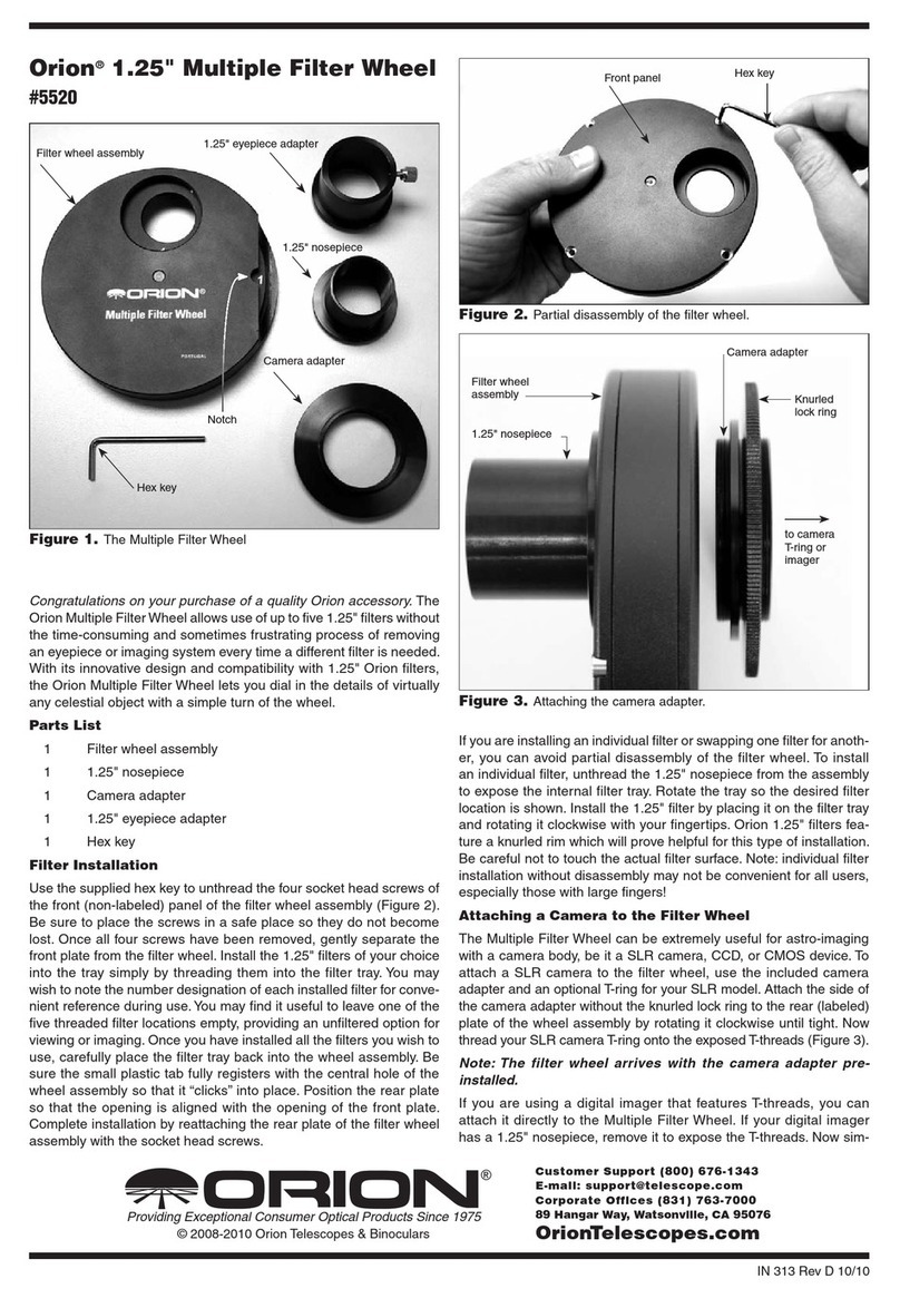 Orion 5520 User manual