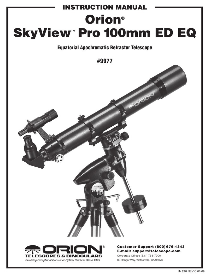 Orion SkyView Pro 100mm ED EQ User manual