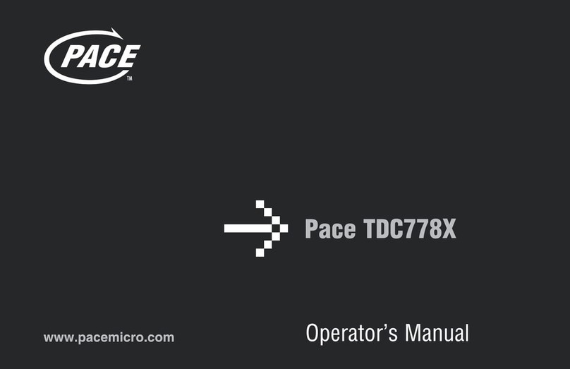 Pace TDC778X User manual