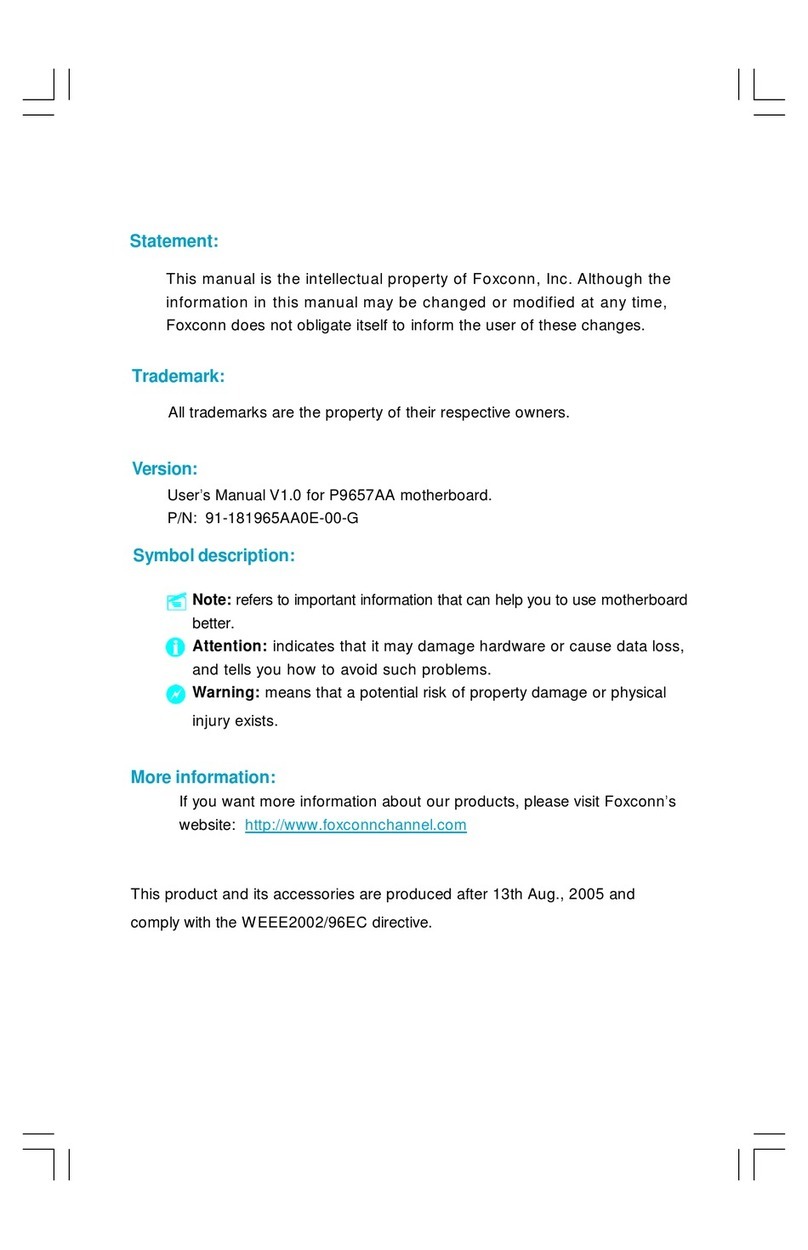 Foxconn P9657AA manual