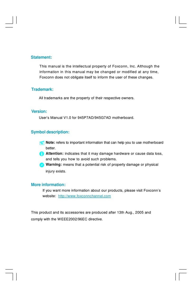 Foxconn 945G7AD manual