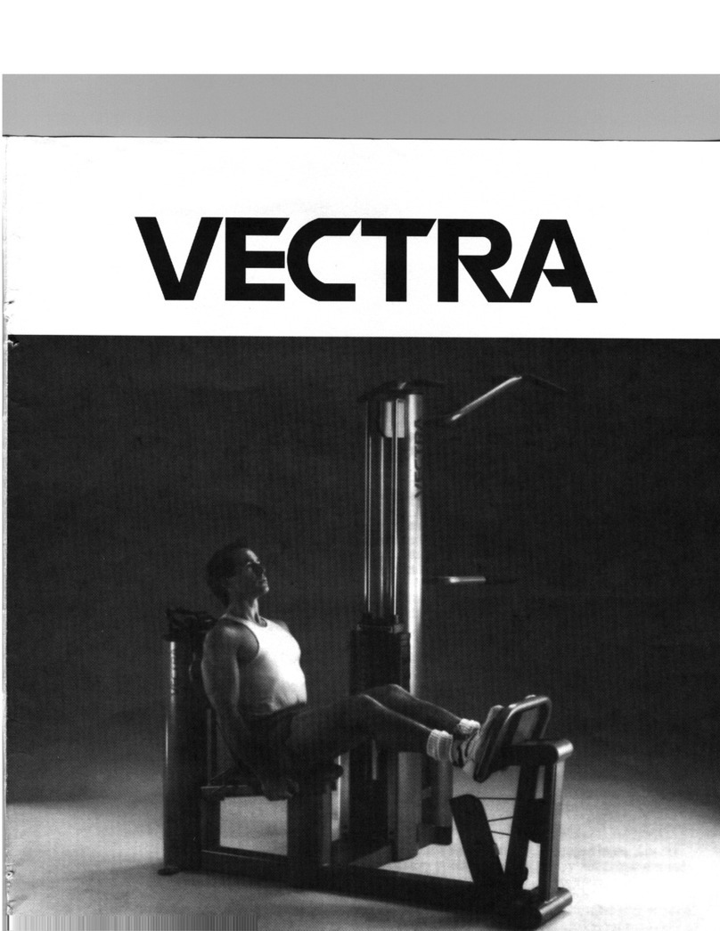 Vectra Fitness on-line 1100 owner's guide