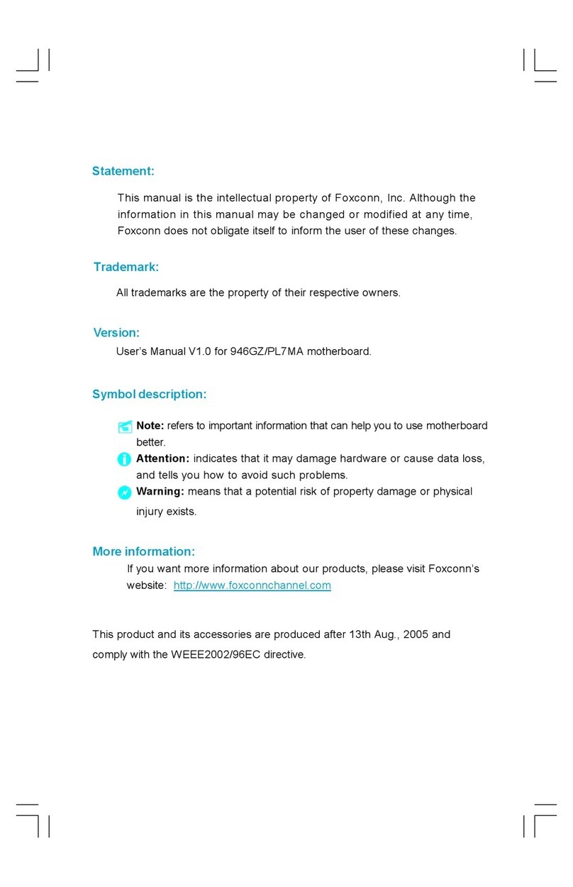Foxconn PL7MA User's manual