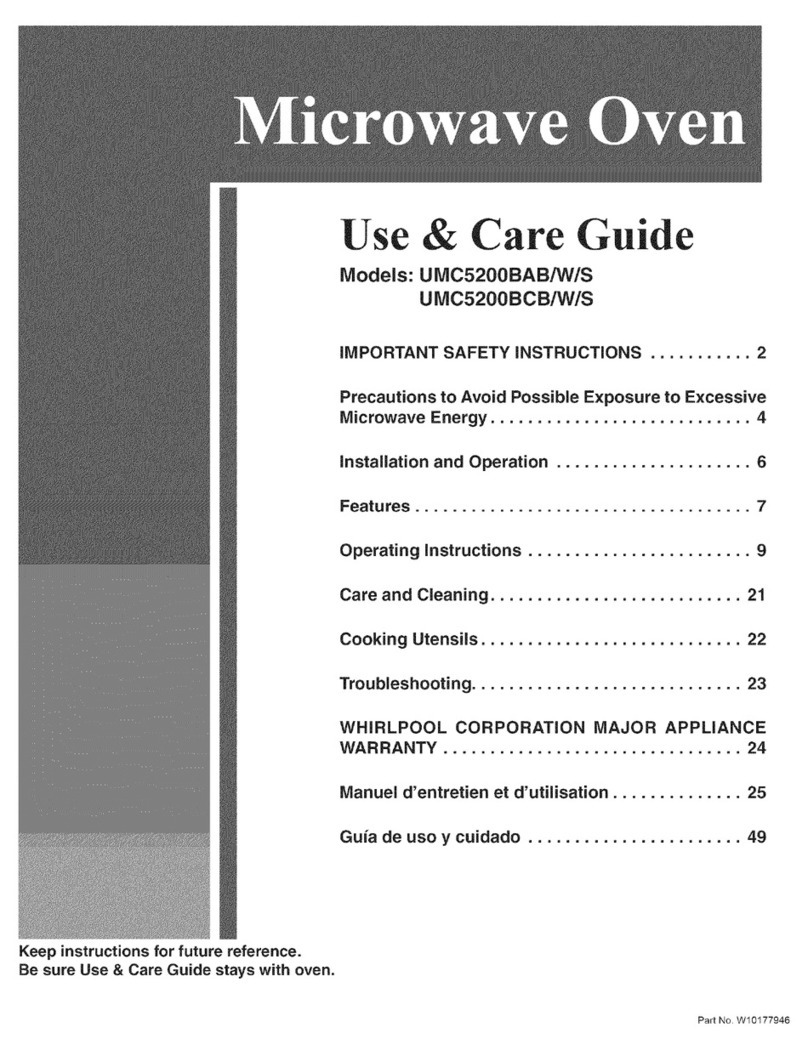 Maytag UMC5200BCS User manual