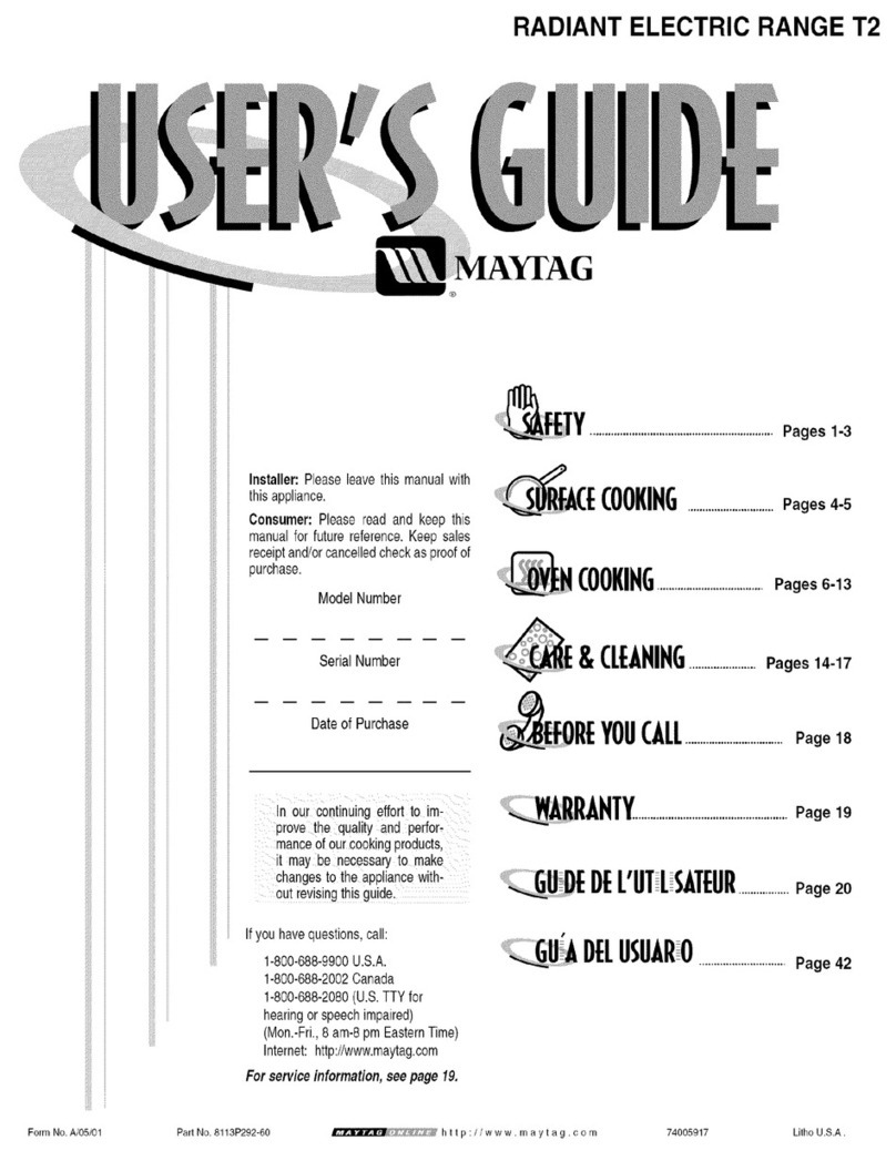 Maytag MER5870BAQ manual