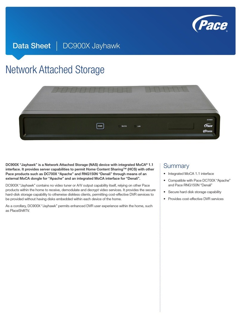 Pace DC900X manual