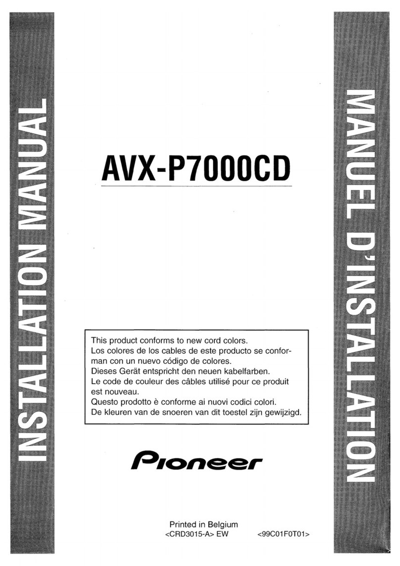 Pioneer AVX-P7000CD UC User manual