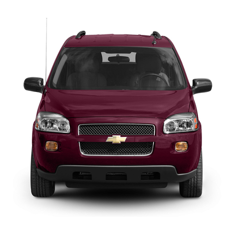 Chevrolet 2008 Uplander Getting to know manual