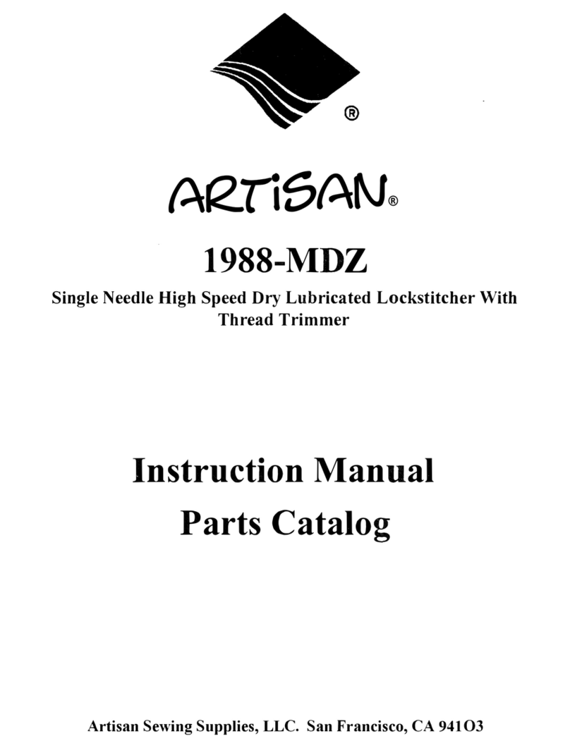 artisan 1988-MDZ instruction manual