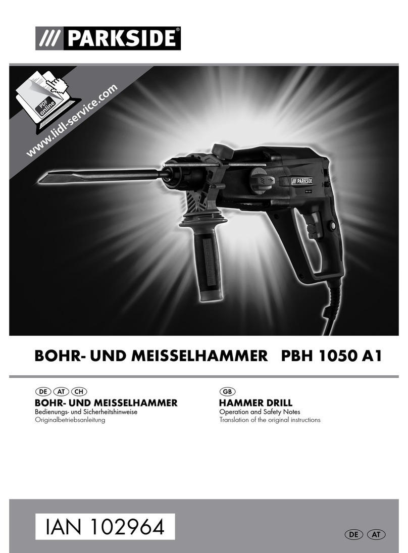 Parkside PBH 1050 A1 User manual