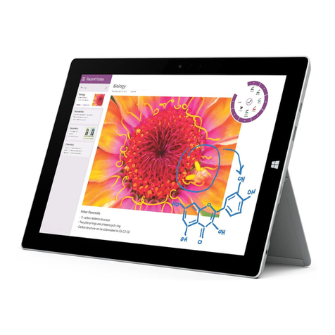 Microsoft Surface 3 Pro User manual