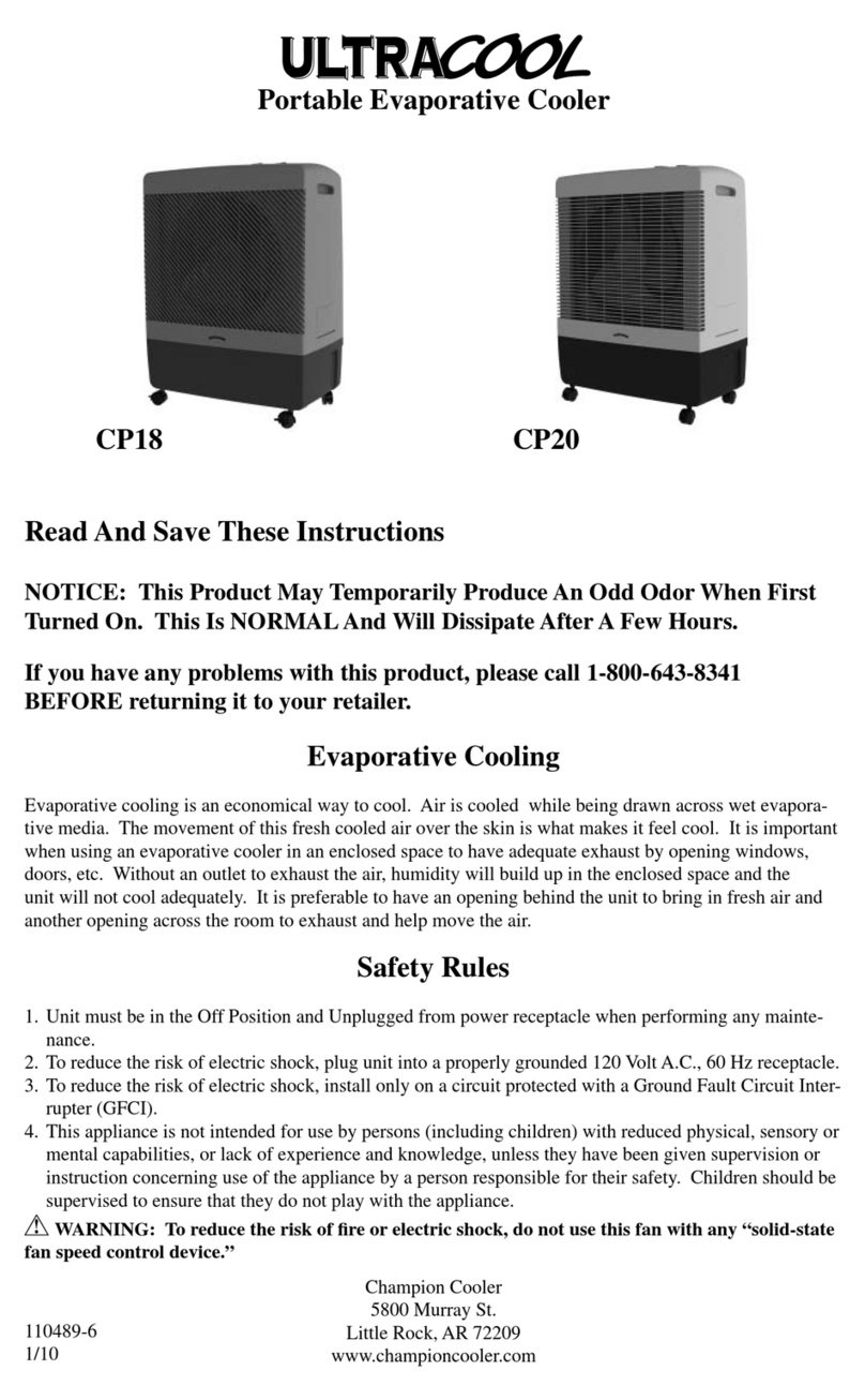 UltraCOOL CP18 User manual