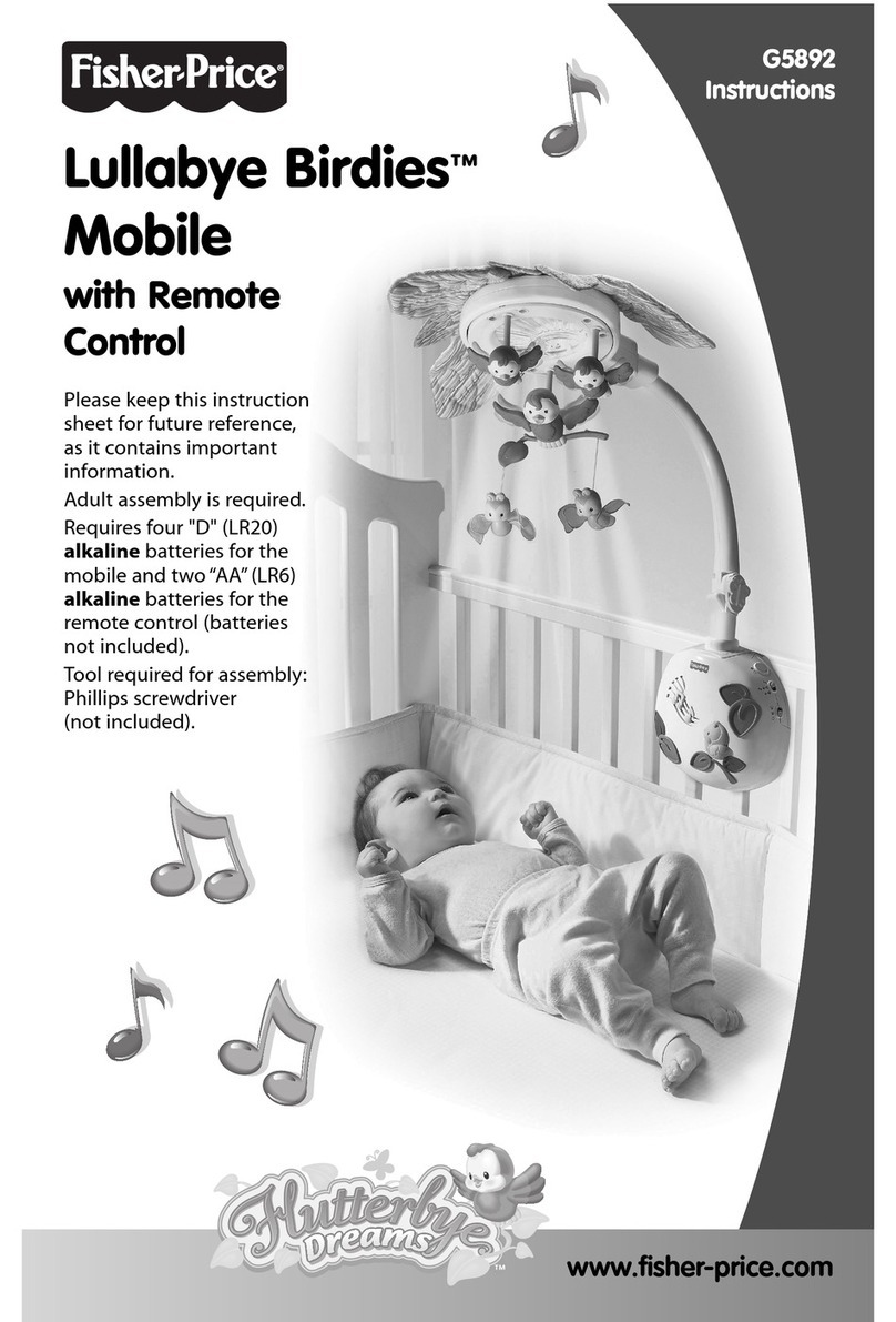 Fisher-Price Lullabye Birdies G5892 instructions
