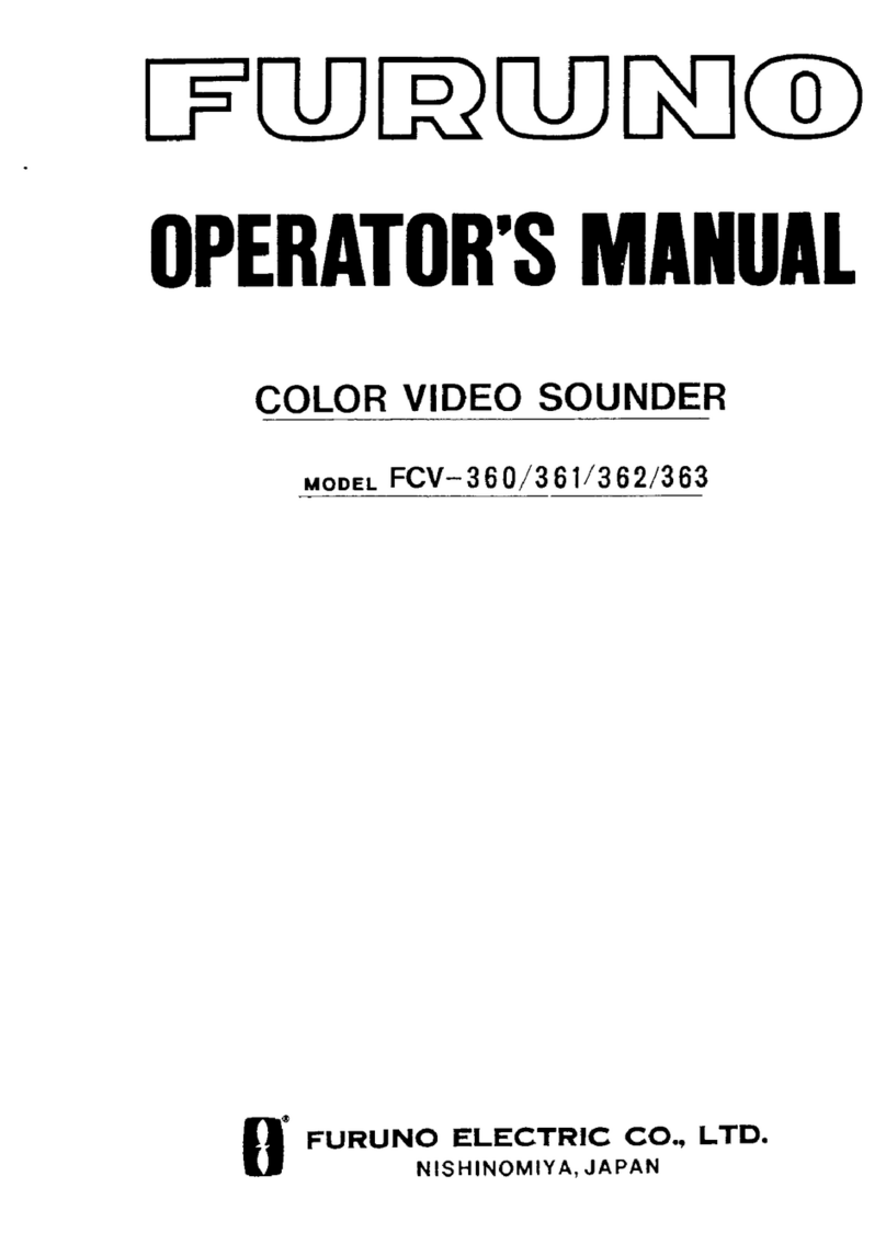 Furuno FCV-360 User manual