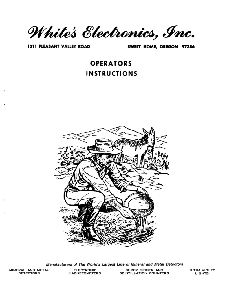 Whites Comet 100 operating instructions