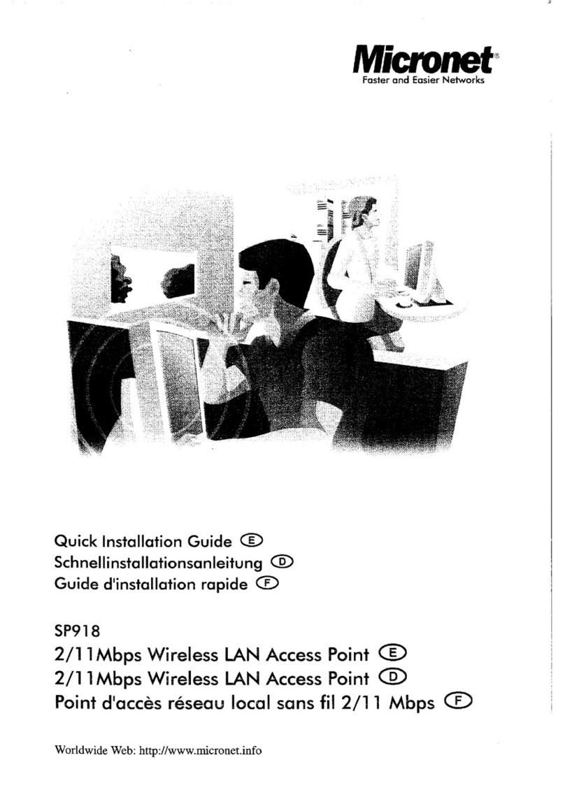 MicroNet SP918 User manual