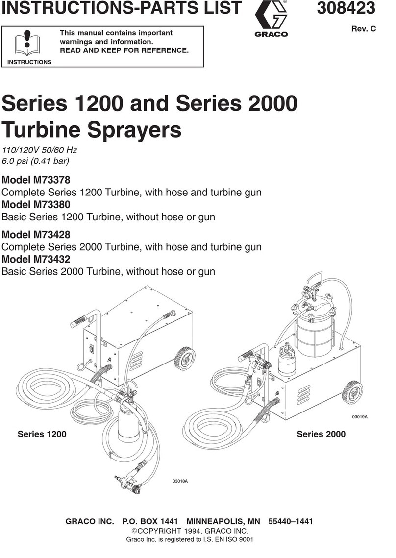 Graco M73380 Instructions-parts list