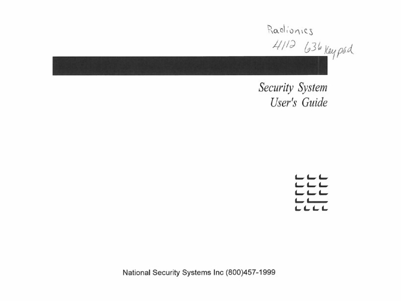 Radionics 4112-636 User manual