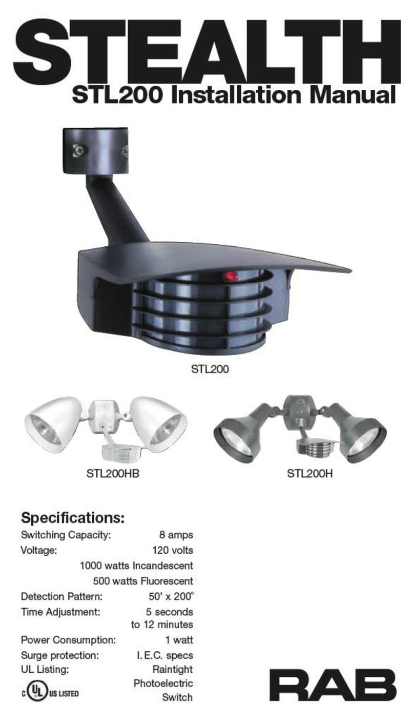 RAB Stealth STL200 installation manual