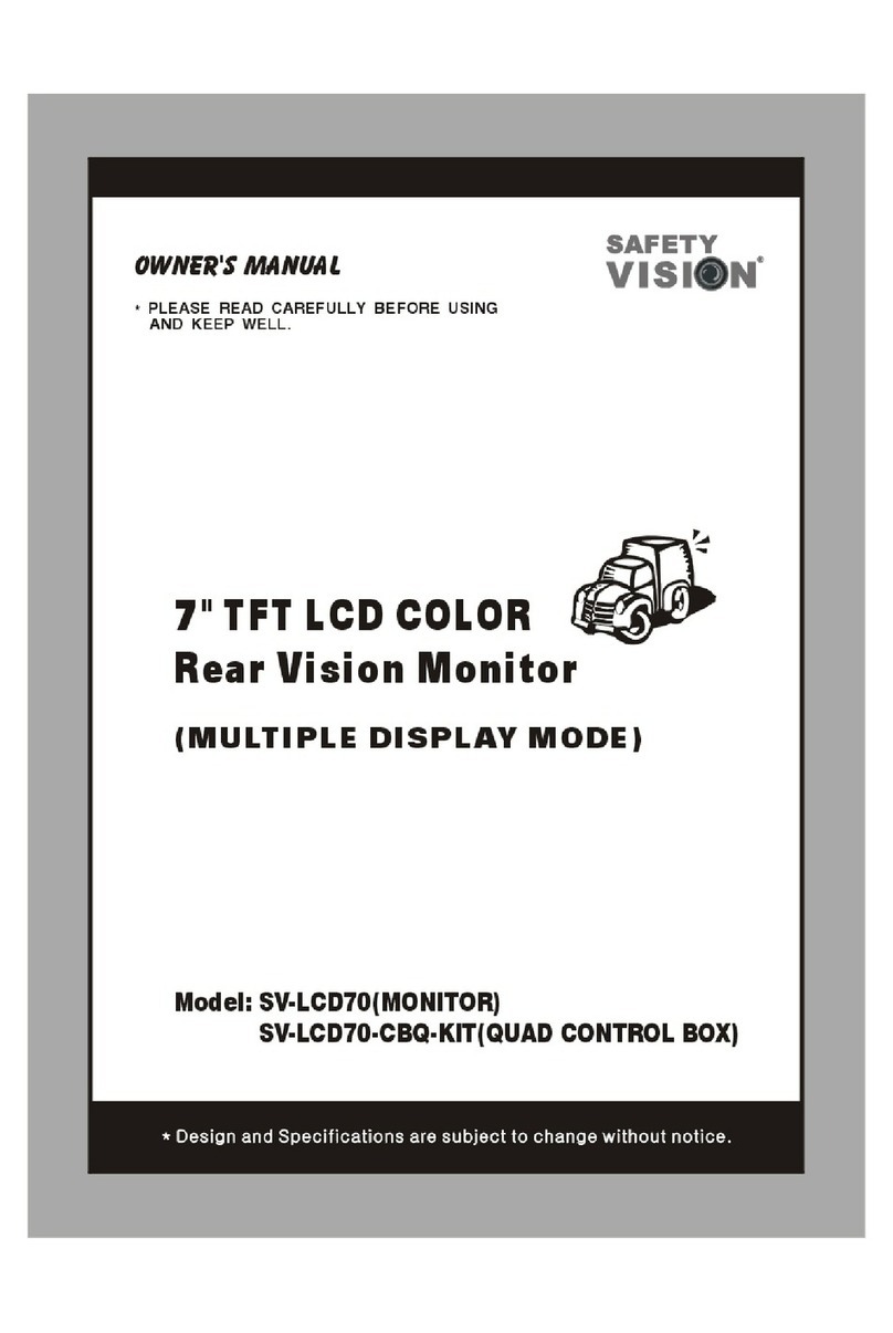 Safety Vision SV-LCD70 User manual Safety Vision SV-LCD70 User manual