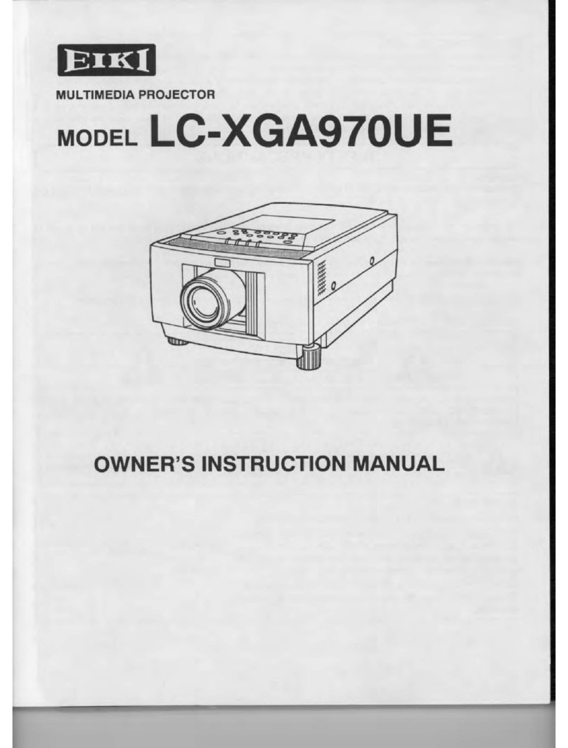 Eiki LC-XGA970UE Setup guide