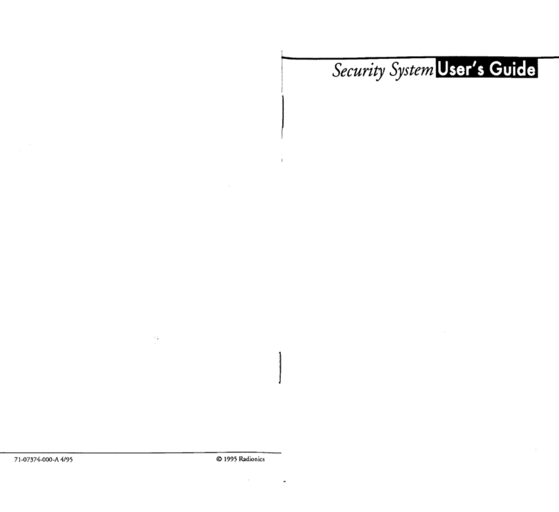 Radionics D2112 User manual Radionics D2112 User manual