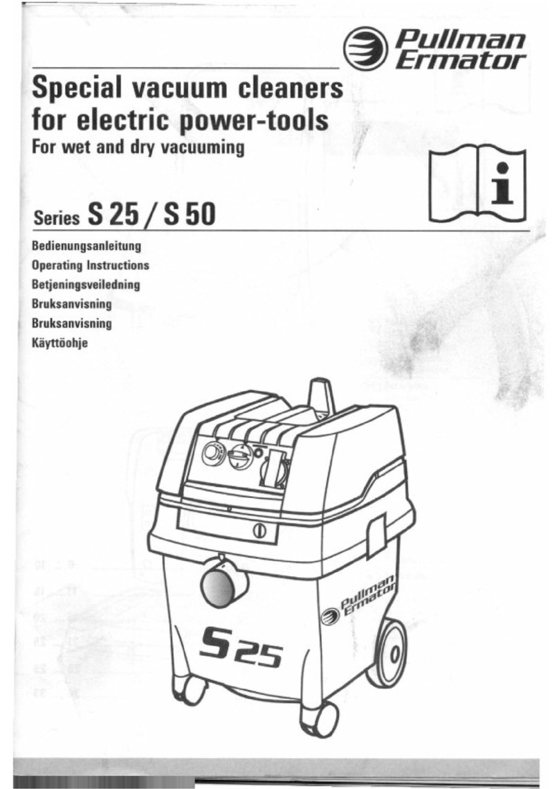 pullman Ermator S 25 User manual pullman Ermator S 25 User manual