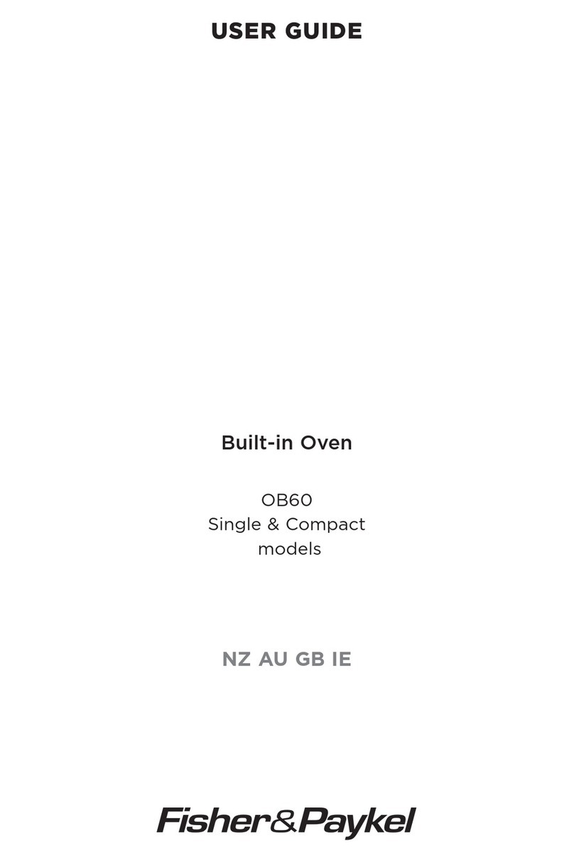 Fisher & Paykel OB60 Series user guide