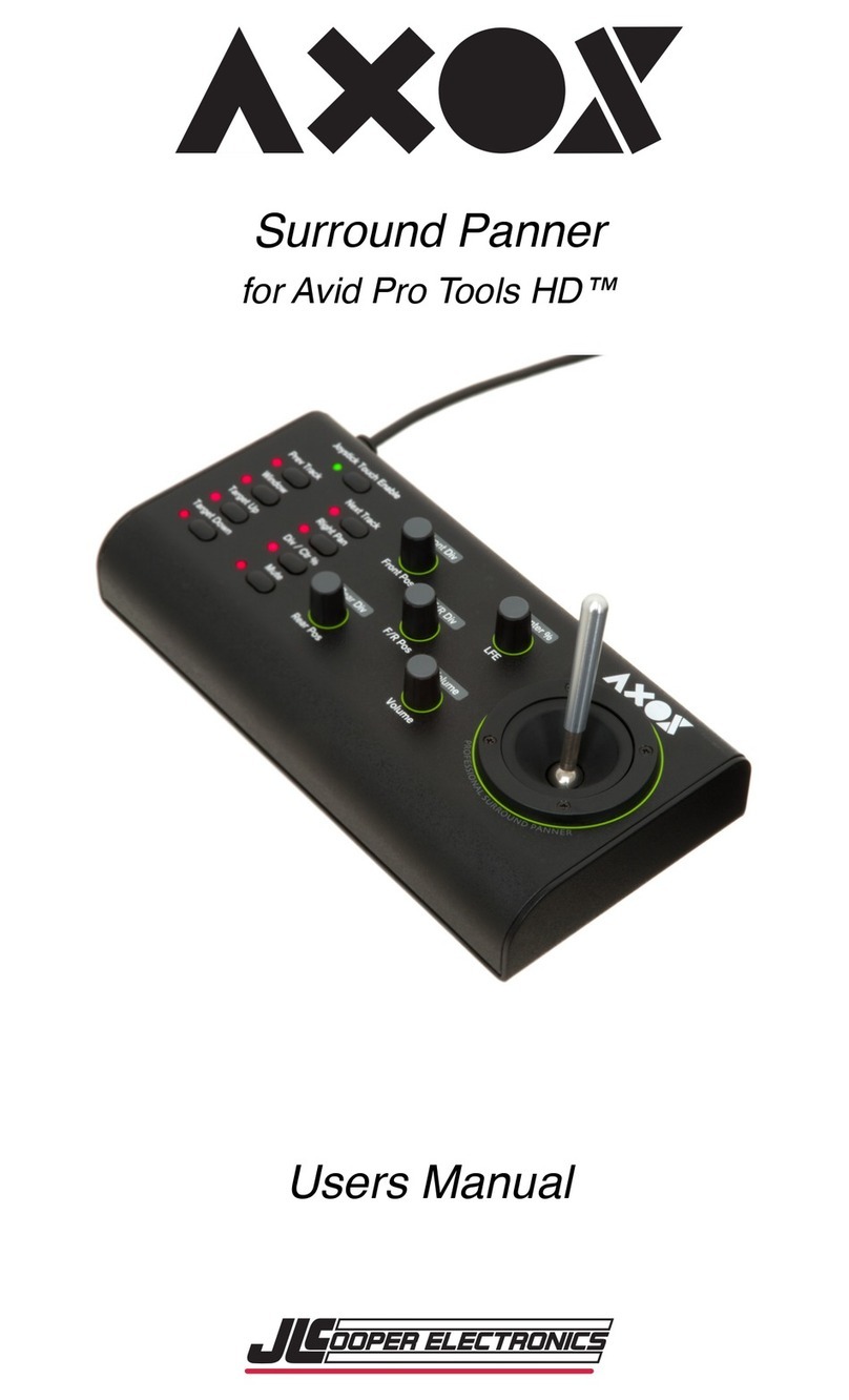 Axos Surround Panner user manual