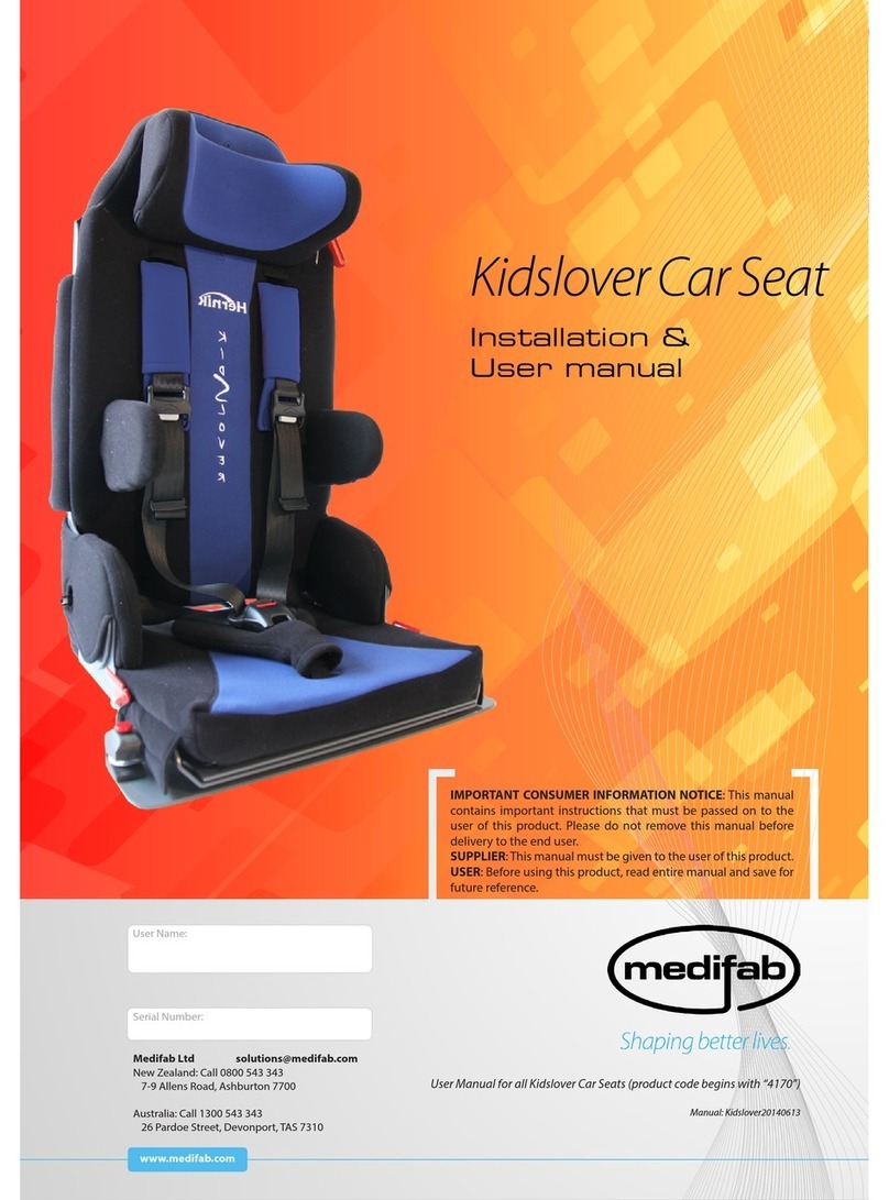 Medifab kidslover Installation & user manual