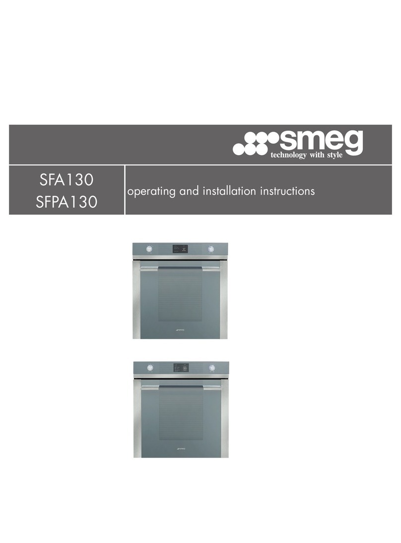 Smeg SFA130 Operating and installation instructions