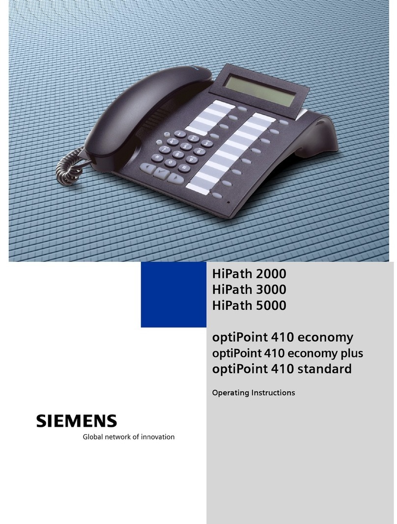 Siemens HIPATH 2000 User manual Siemens HIPATH 2000 User manual