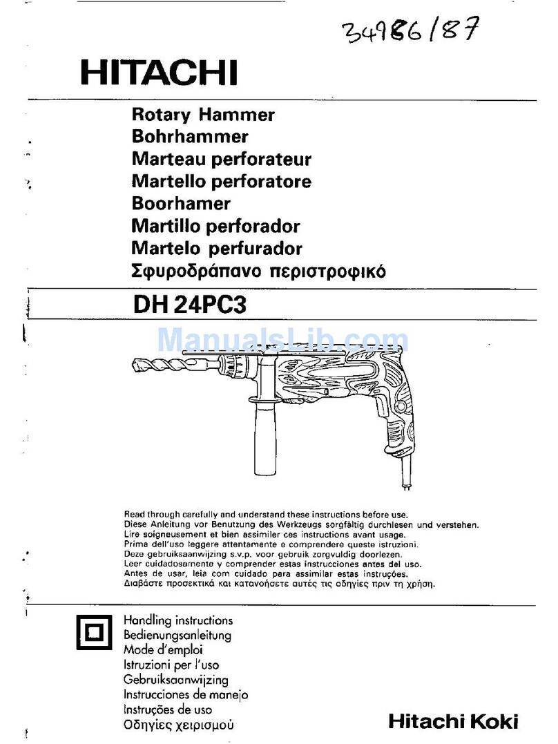 Hitachi DH 24PC3 User manual