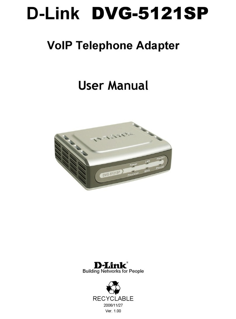 D-Link DVG-5121SP User manual